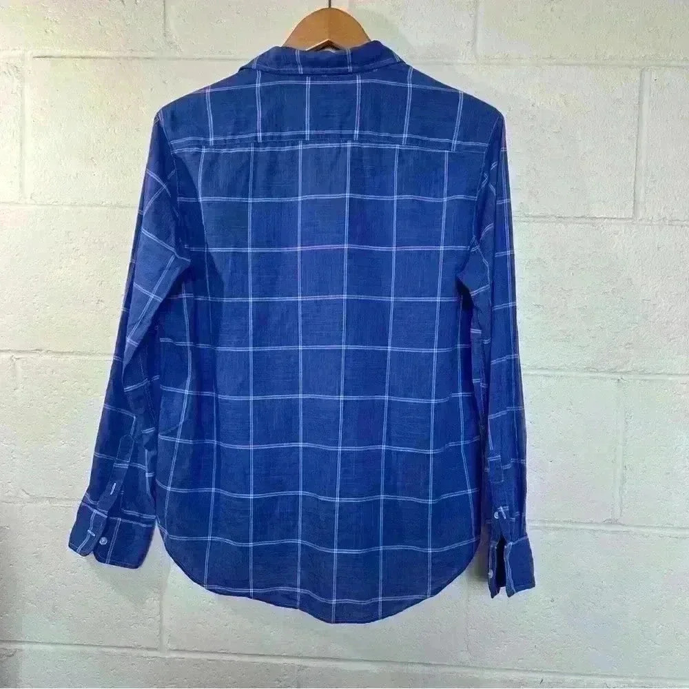 Frank & Eileen Long Sleeve V Neck Blouse-Size Small - Picture 2 of 5